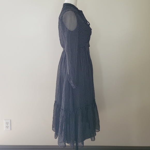 Kate Spade Silk Polka Dot Midi Dress - Picture 8 of 16